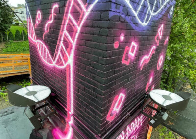 outdoor commercial led light installer worcester ma